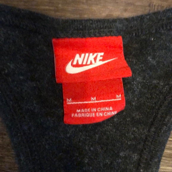 Nike Gray Razor Back Tank - Picture 2 of 2